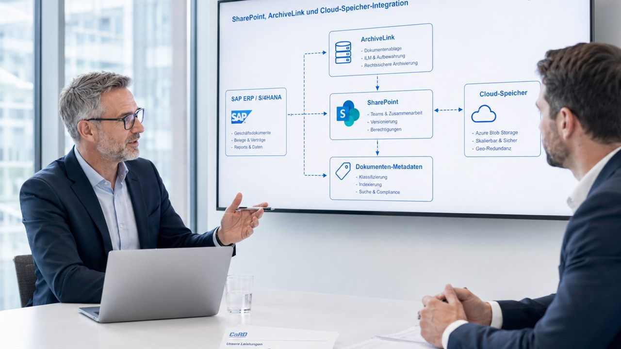 Entwicklerteam von CaRD arbeitet an einer SAP-Erweiterung